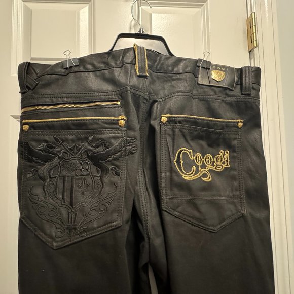 Coogi black  denim jeans W44 L35 - Picture 12 of 16